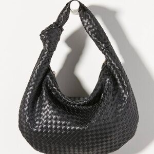 Anthropologie Brigitte Satchel Woven Bag (like new, never used)